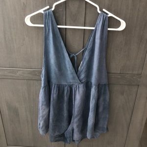 Blue romper
